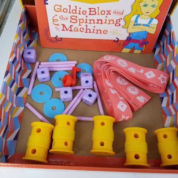 Goldie Blox Spinning Machine Design Maker STEM Learning Education 6+ Years Girl - Picture 4 of 13